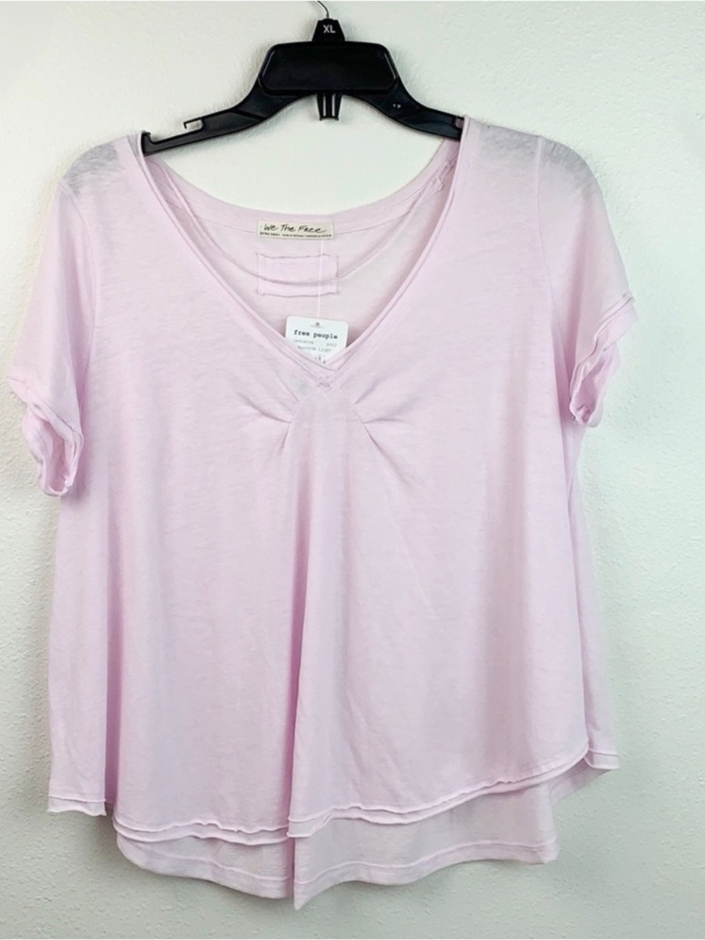 Free People blossom light V neck swing T shirt